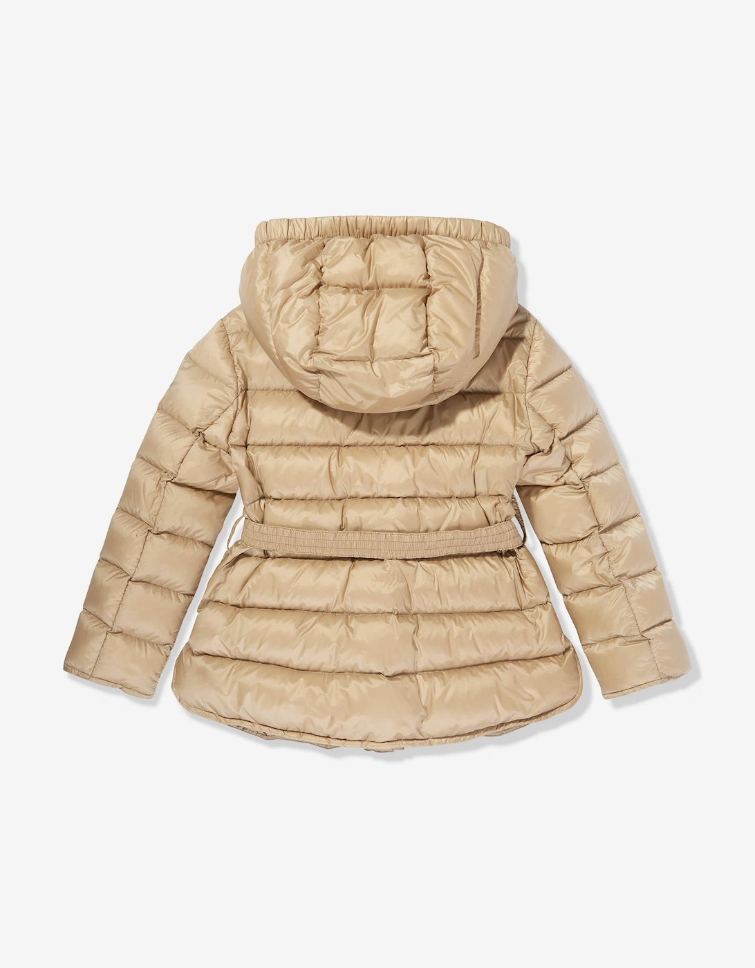 Girls Down Padded Argenno Short Parka in Beige