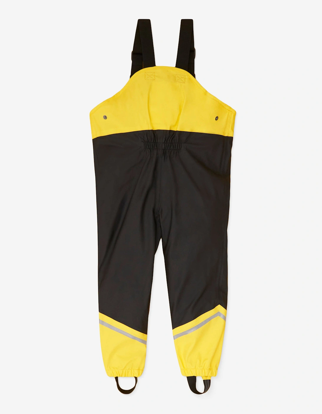 Kids Dash The Leopard Waterproof Trousers in Yellow