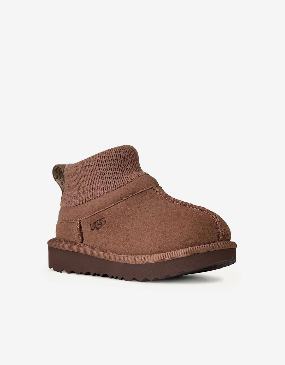 Kids Classic Ultra Stretch Cuff Boots in Brown