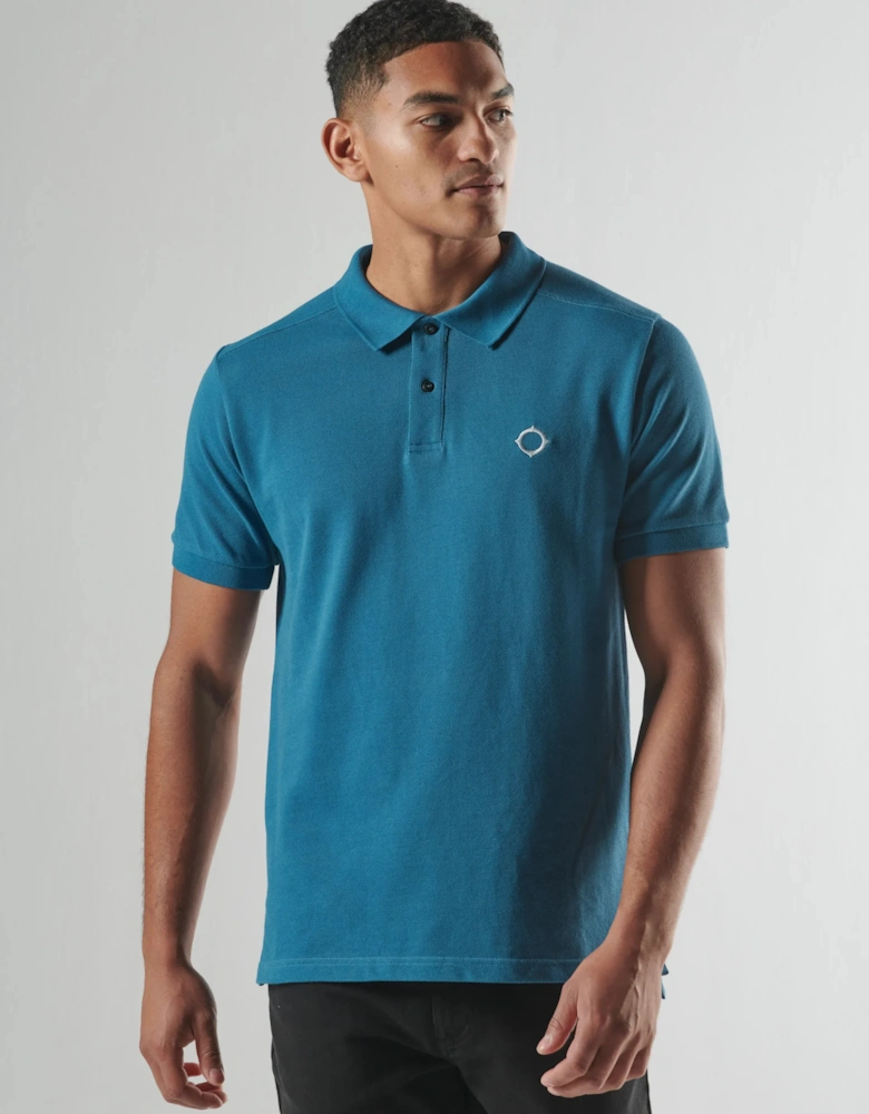 MAS4464 SS Pique Polo Shirt - Midnight