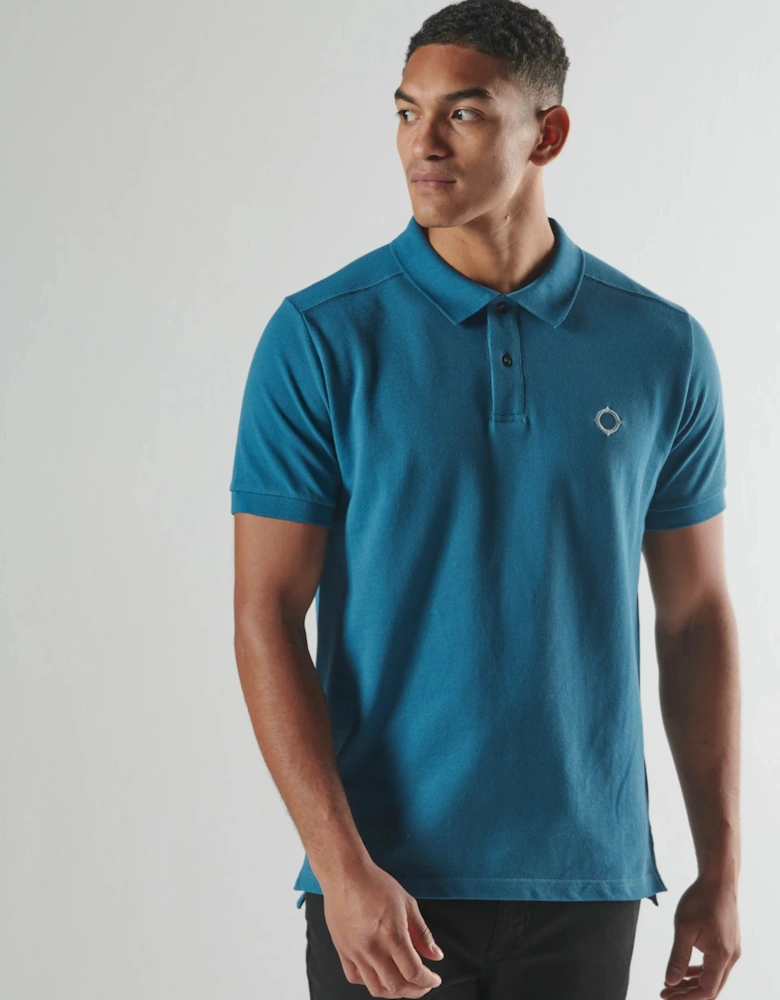 MAS4464 SS Pique Polo Shirt - Midnight