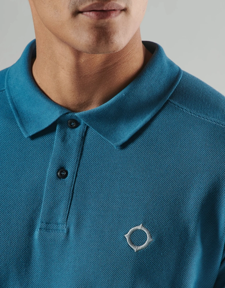 MAS4464 SS Pique Polo Shirt - Midnight