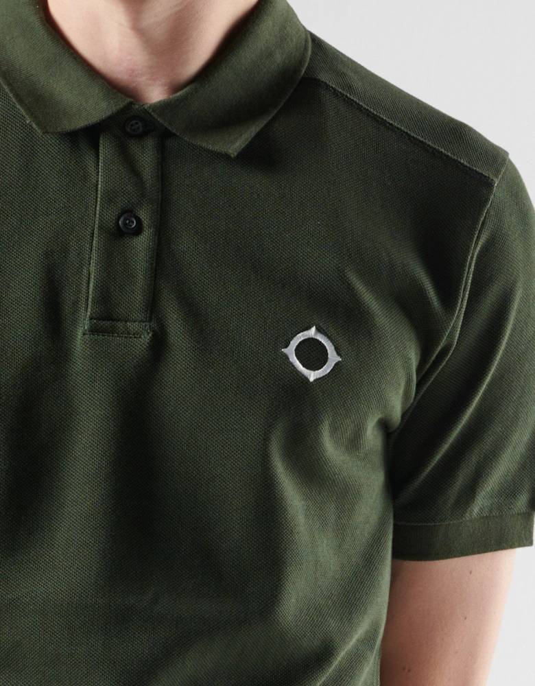 MAS4464 SS Pique Polo Shirt - Oil Slick