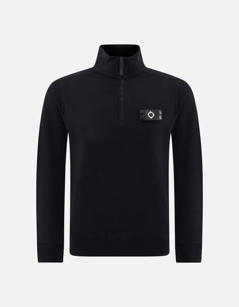 MAS4565 Neo Quarter Zip Sweatshirt - Jet Black