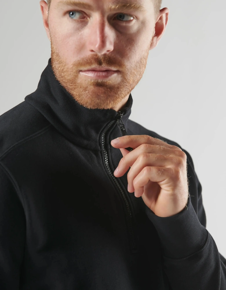 MAS4565 Neo Quarter Zip Sweatshirt - Jet Black