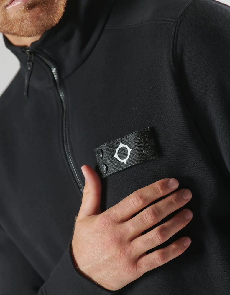 MAS4565 Neo Quarter Zip Sweatshirt - Jet Black