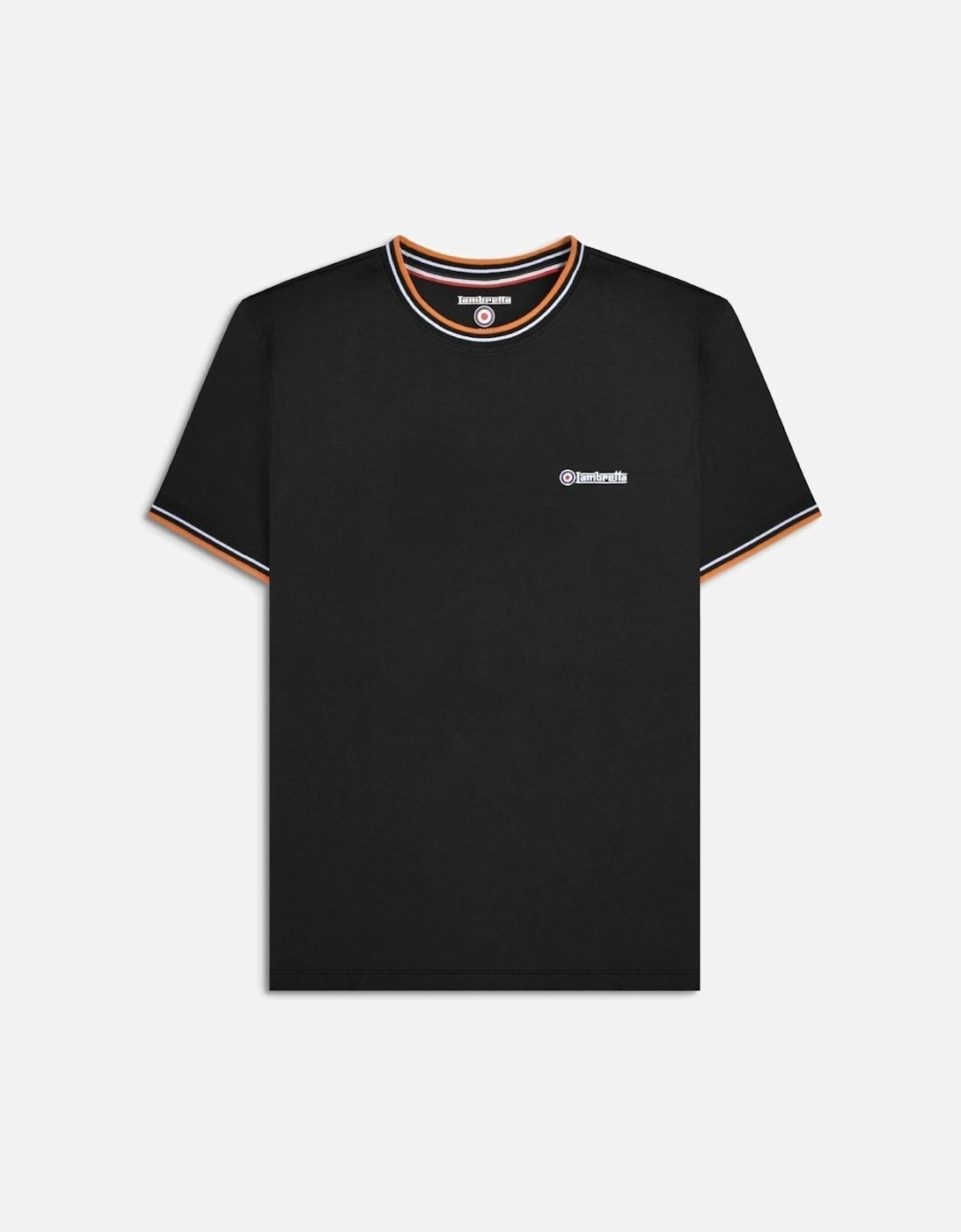 Mens Tipped Pique T-Shirt, 2 of 1