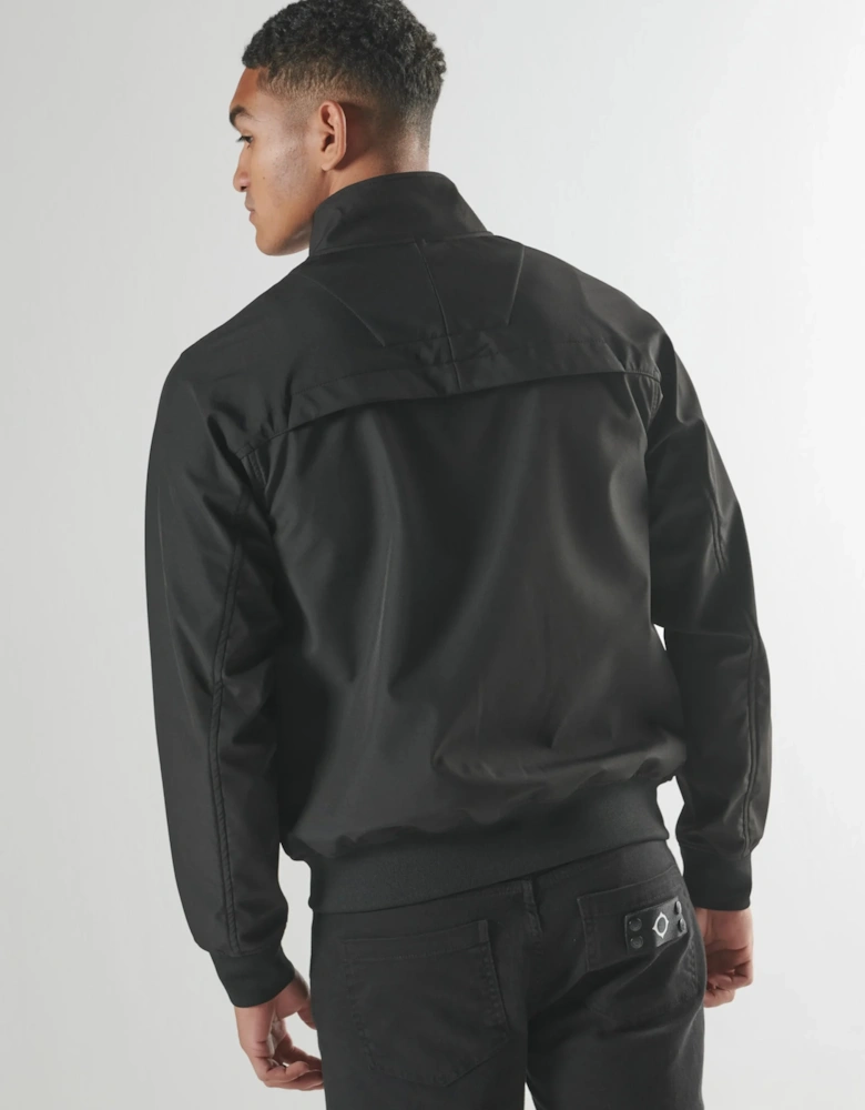 MAS6142 Brigade Softshell Bomber Jacket - Jet Black
