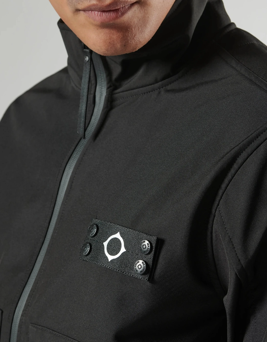 MAS6142 Brigade Softshell Bomber Jacket - Jet Black