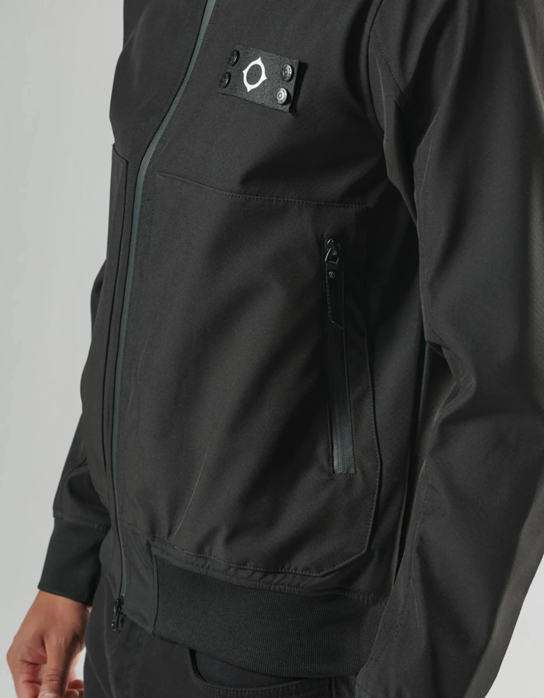 MAS6142 Brigade Softshell Bomber Jacket - Jet Black