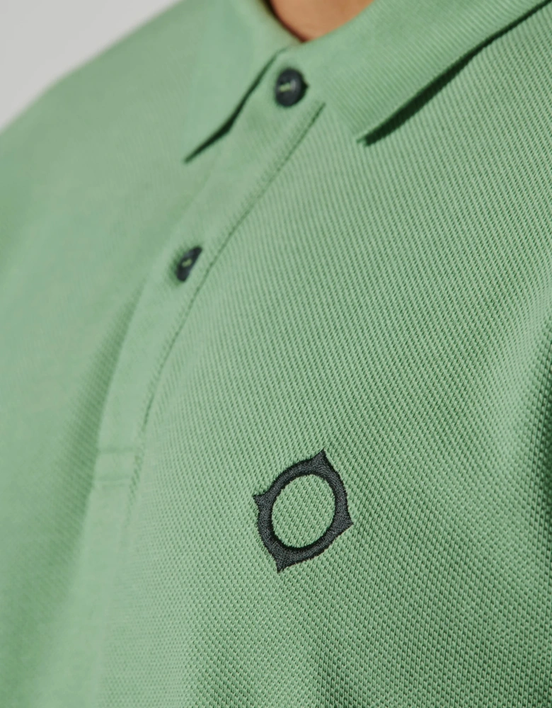 MAS4464 SS Pique Polo Shirt - Sage