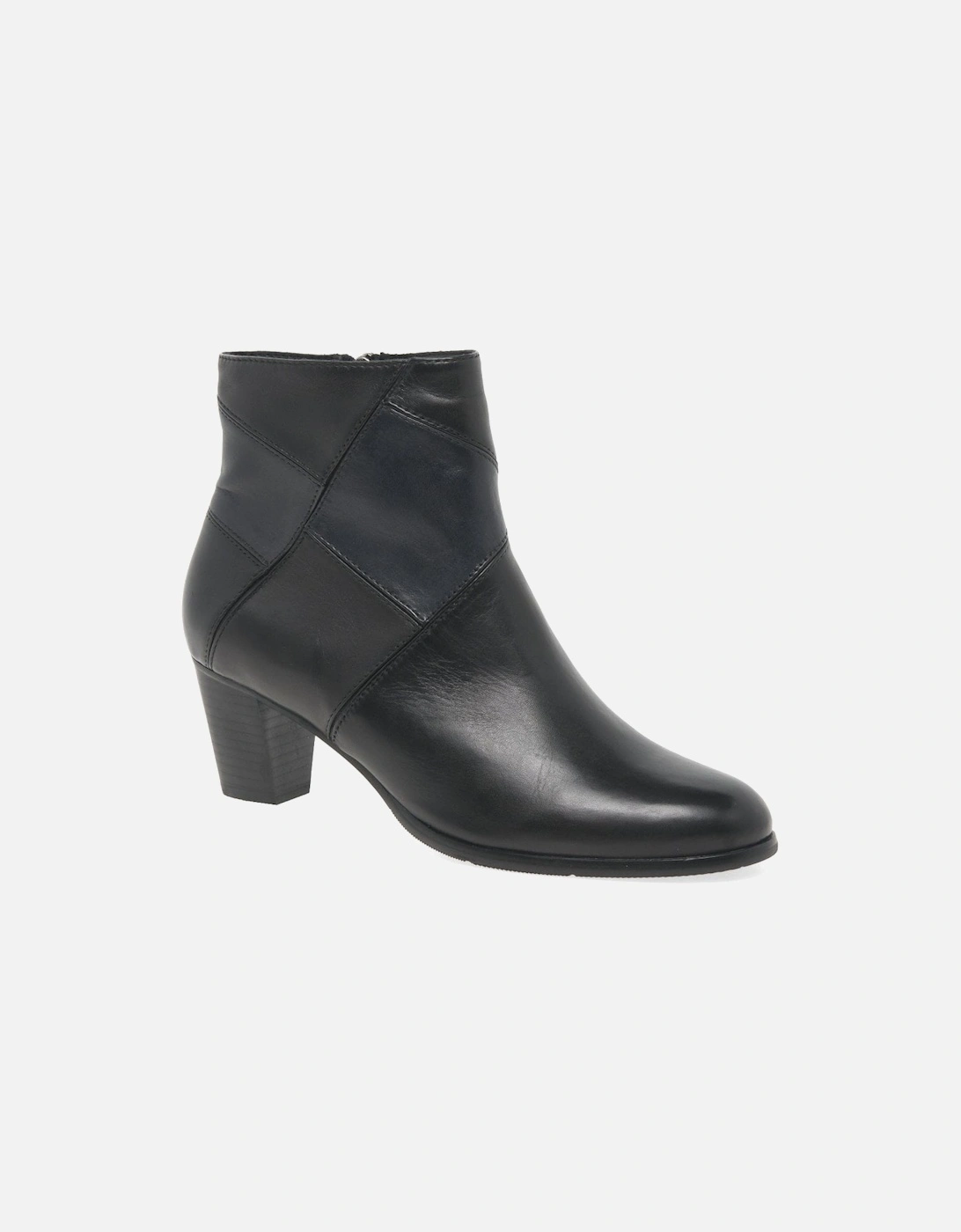 Sonia 16 Womens Glove Leather Patchwork Ankle Boots, 7 of 6