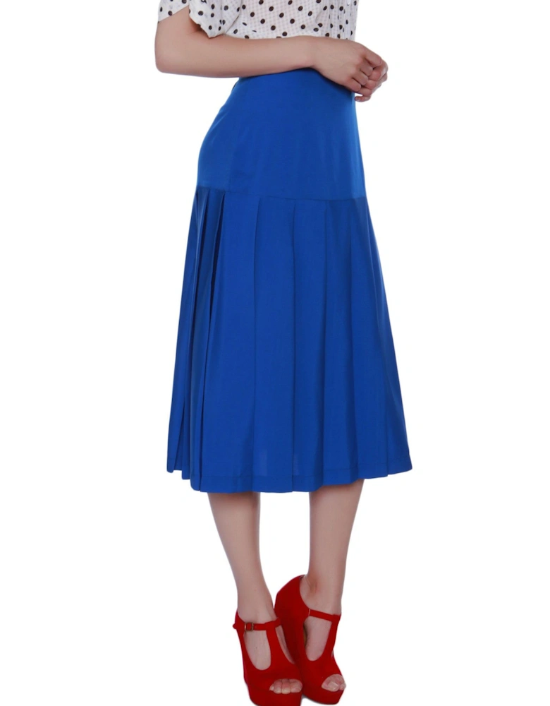 Pleated Midi Skirt