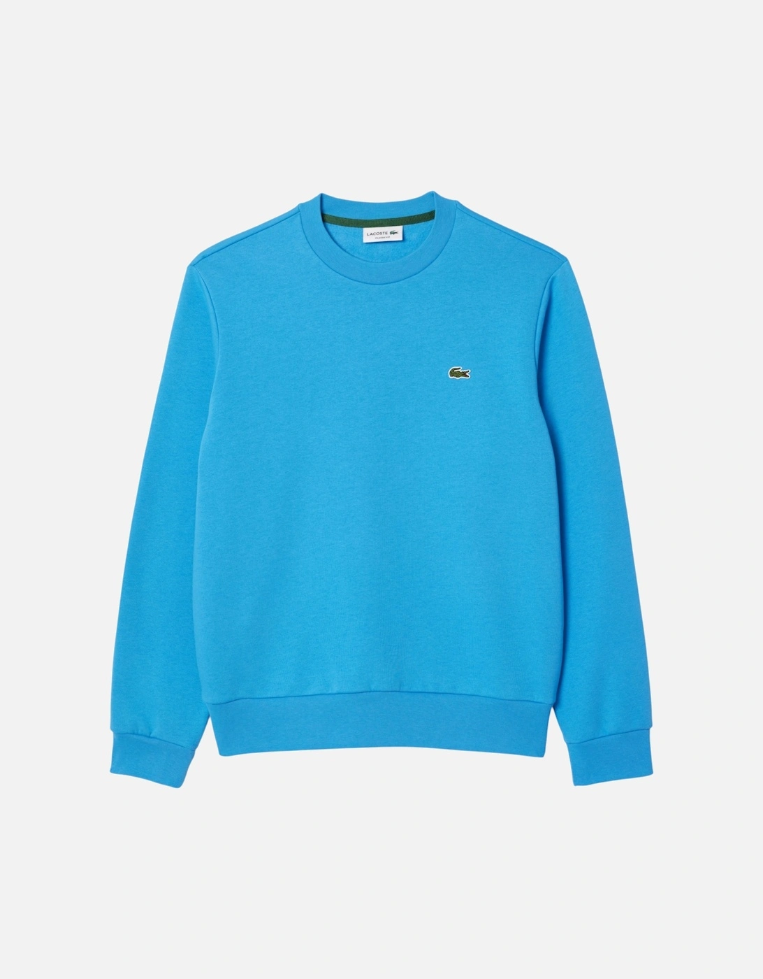Mens Fleece Crew Neck Sweatshirt Knitted Jumper