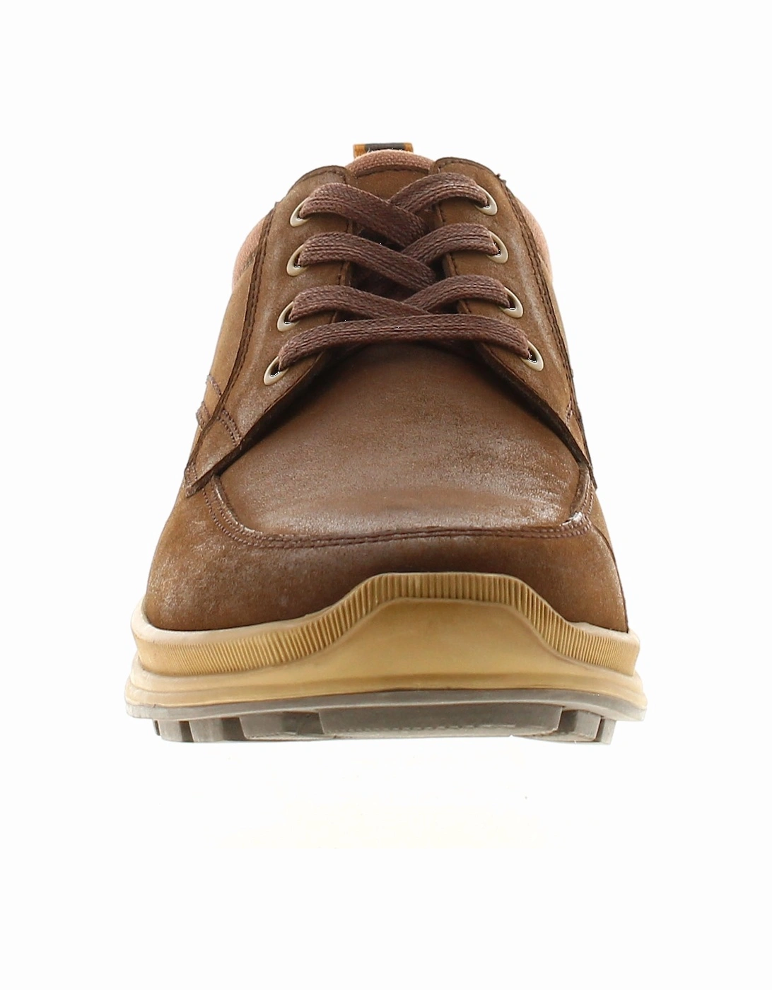 Mens Shoes Casual Adam Leather brown UK Size