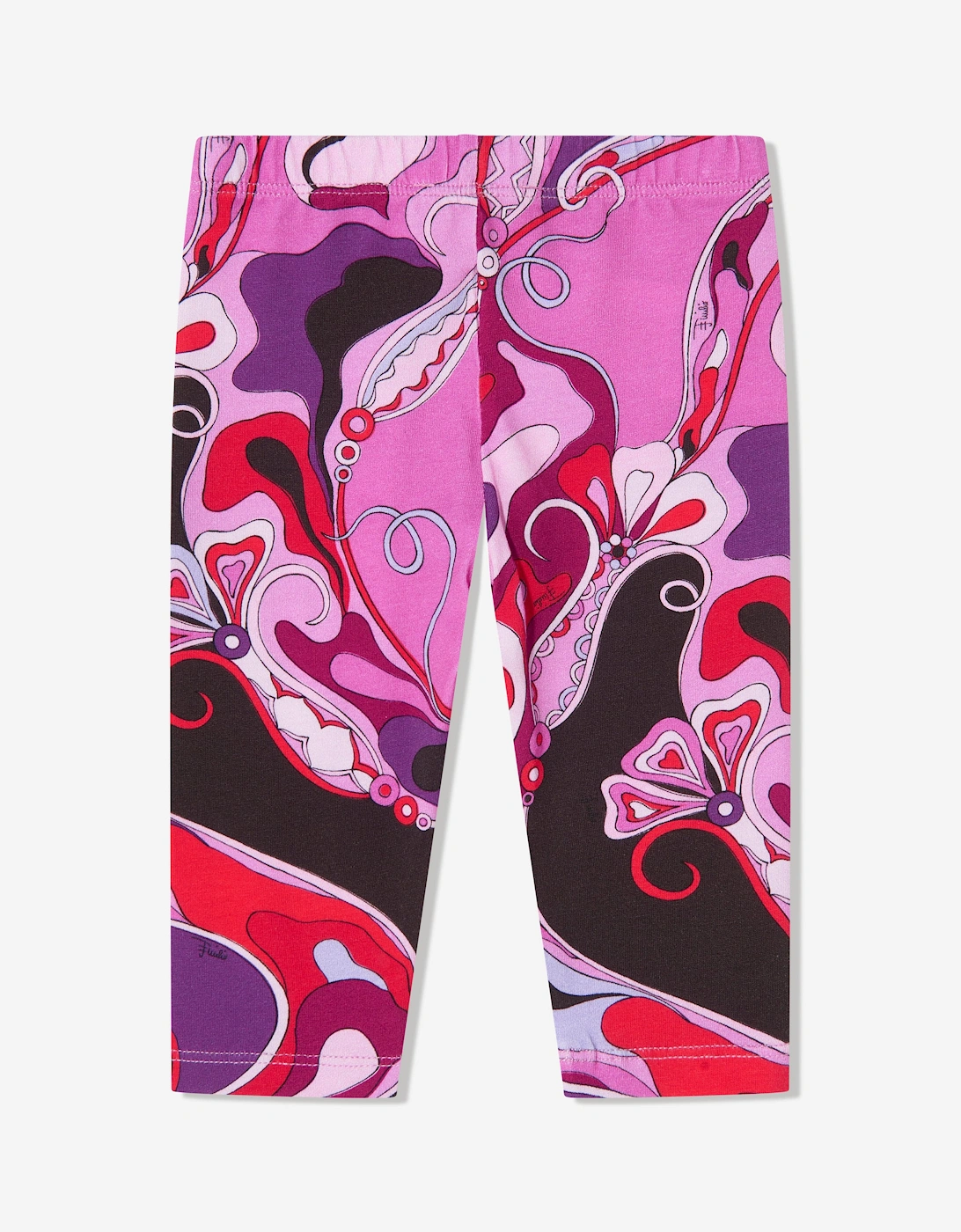 Baby Girls Orchidee Print Leggings in Pink