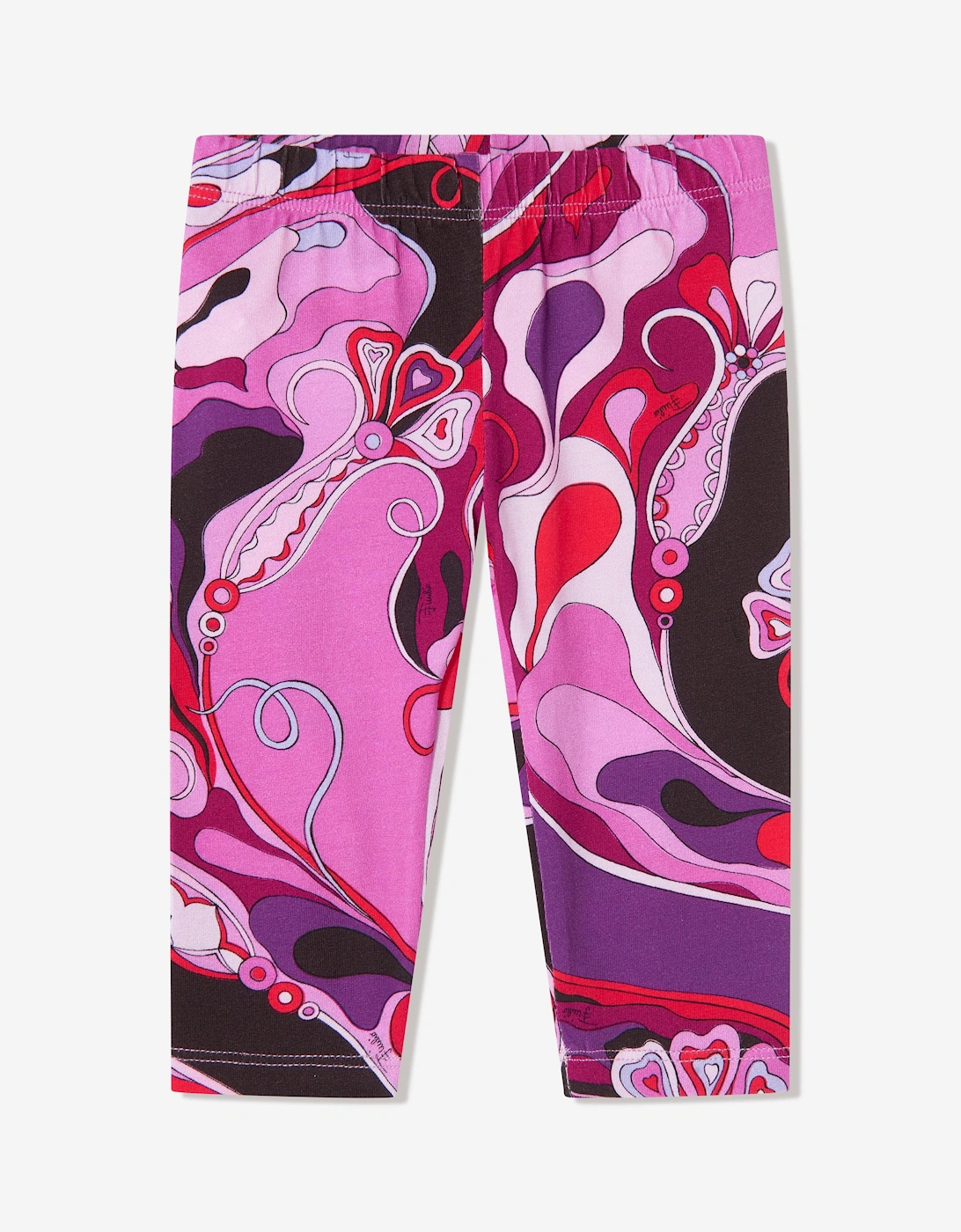 Baby Girls Orchidee Print Leggings in Pink, 5 of 4