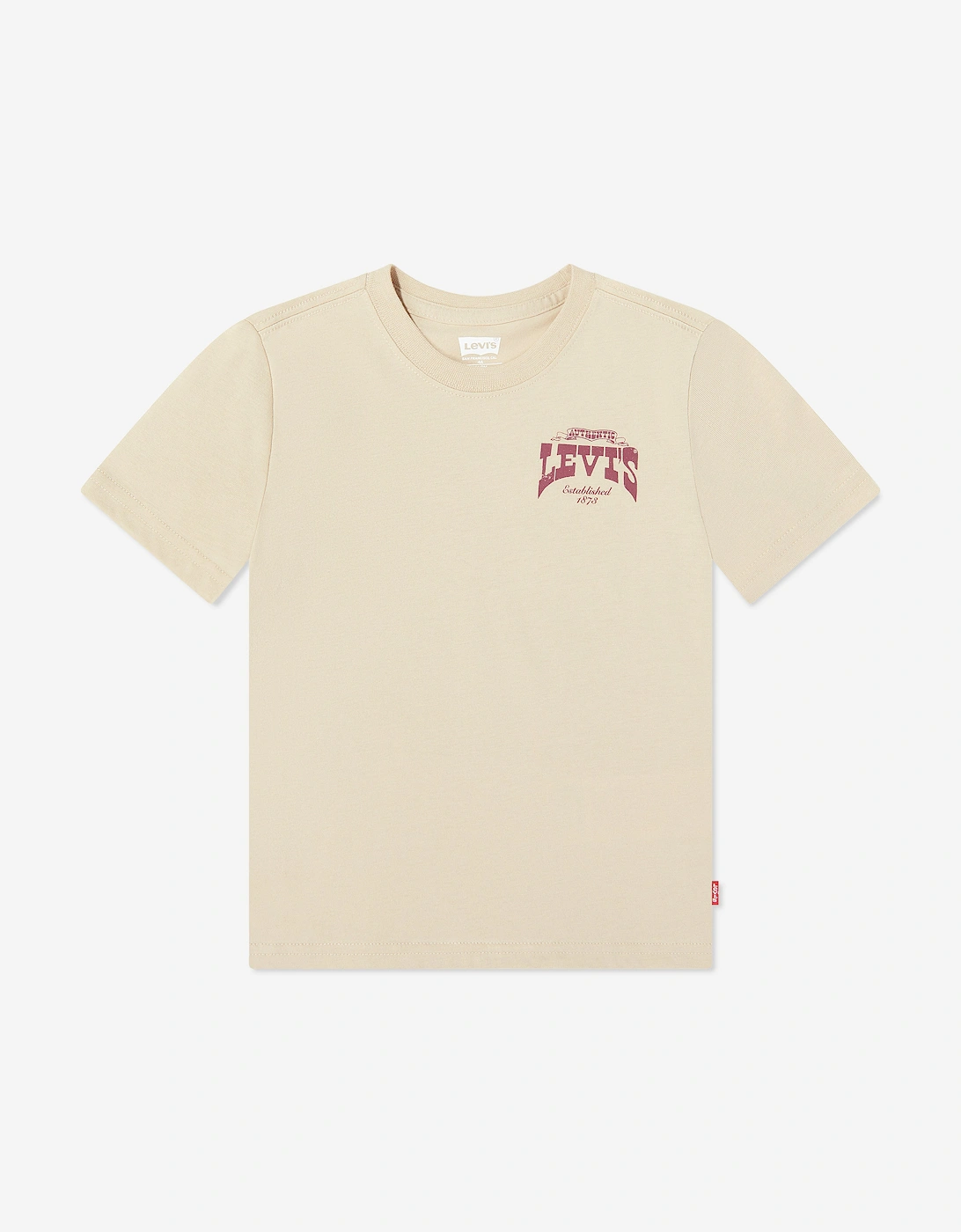 Boys Galloping Free T-Shirt in Beige, 5 of 4