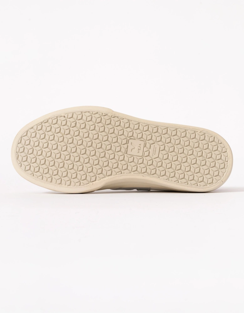 Campo Leather Womens Trainers - White/Silver/Ultraviolet