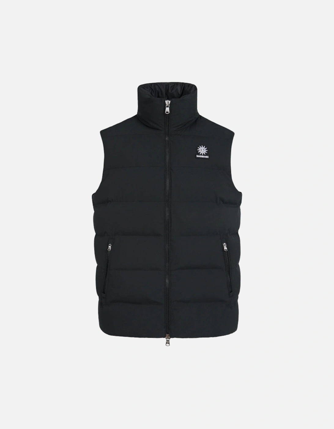 Men's Sandbanks Clifftop Gilet Black - Size: 44/Regular