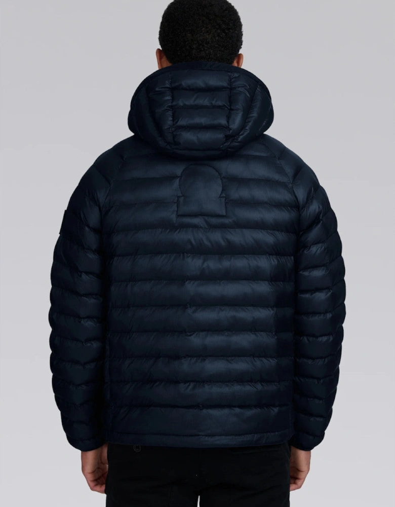 Ragland Hooded Micro Puffer Navy