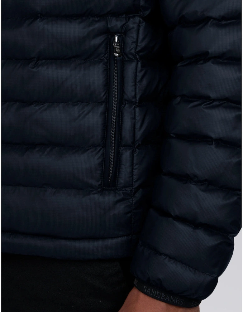 Ragland Hooded Micro Puffer Navy