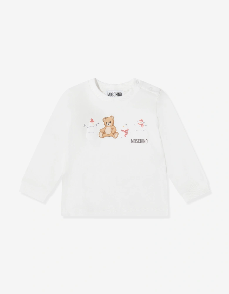 Baby Seasonal Trouser Set in Ivory