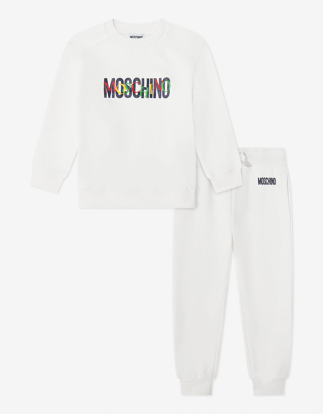 Kids Logo Tracksuit in Ivory, 5 of 4