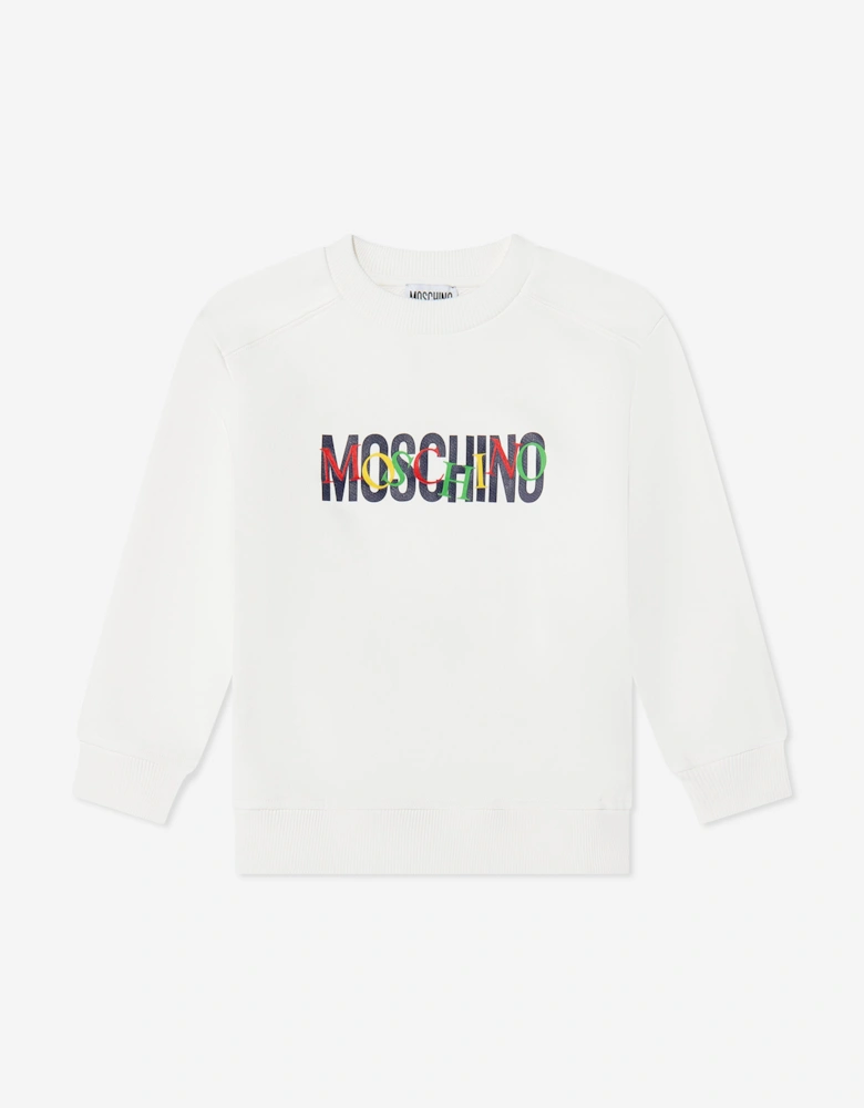 Kids Logo Tracksuit in Ivory