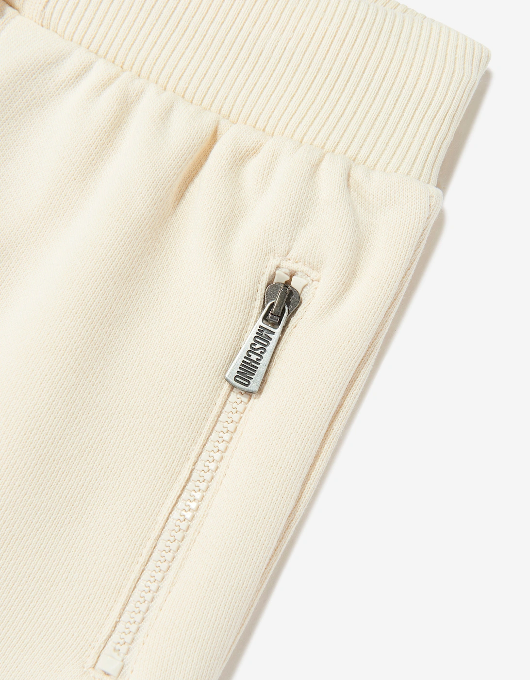 Kids Teddy Bear Logo Joggers in Ivory