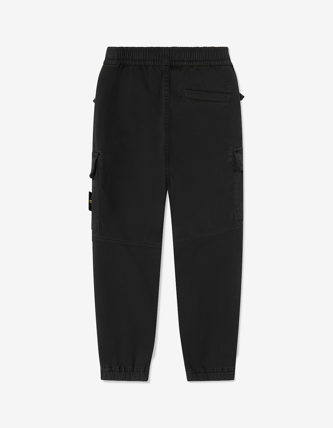 Boys Cargo Trousers in Black