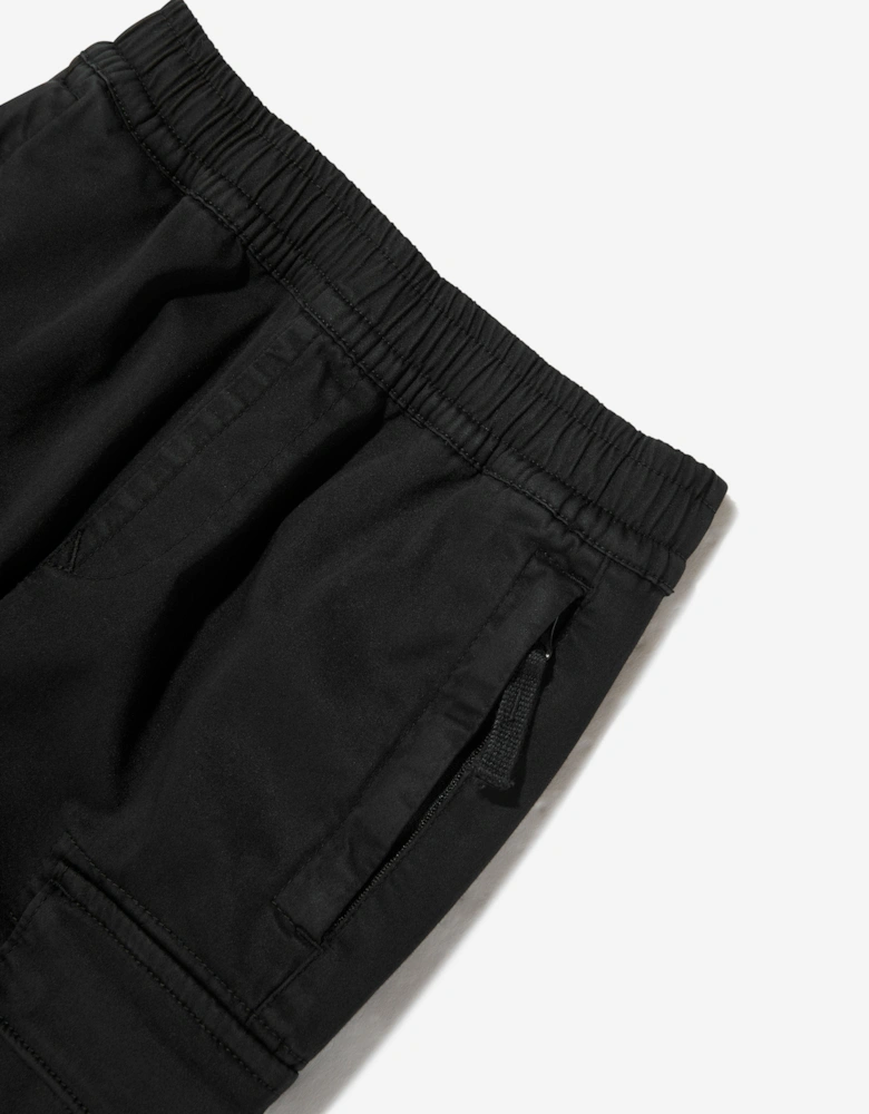 Boys Cargo Trousers in Black