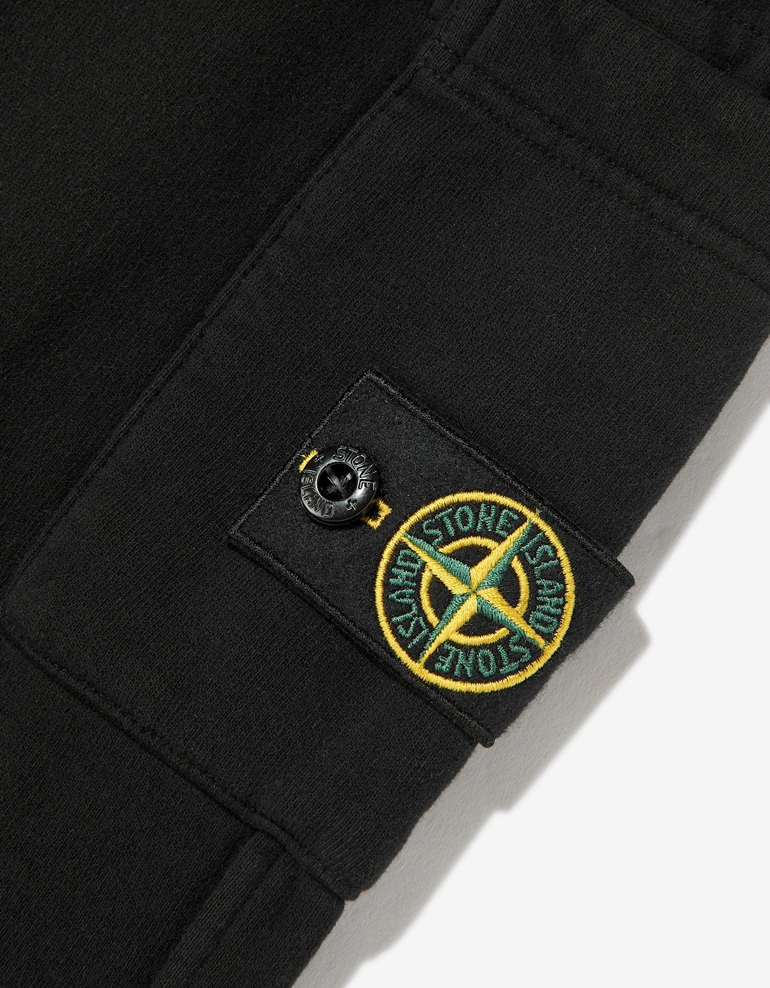 Boys Pocket Logo Joggers in Black