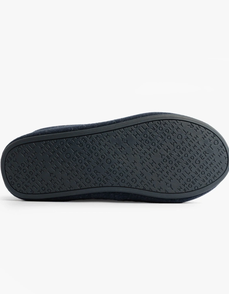 HILFIGER FELT HOUSE Mens House Slippers Desert Sky