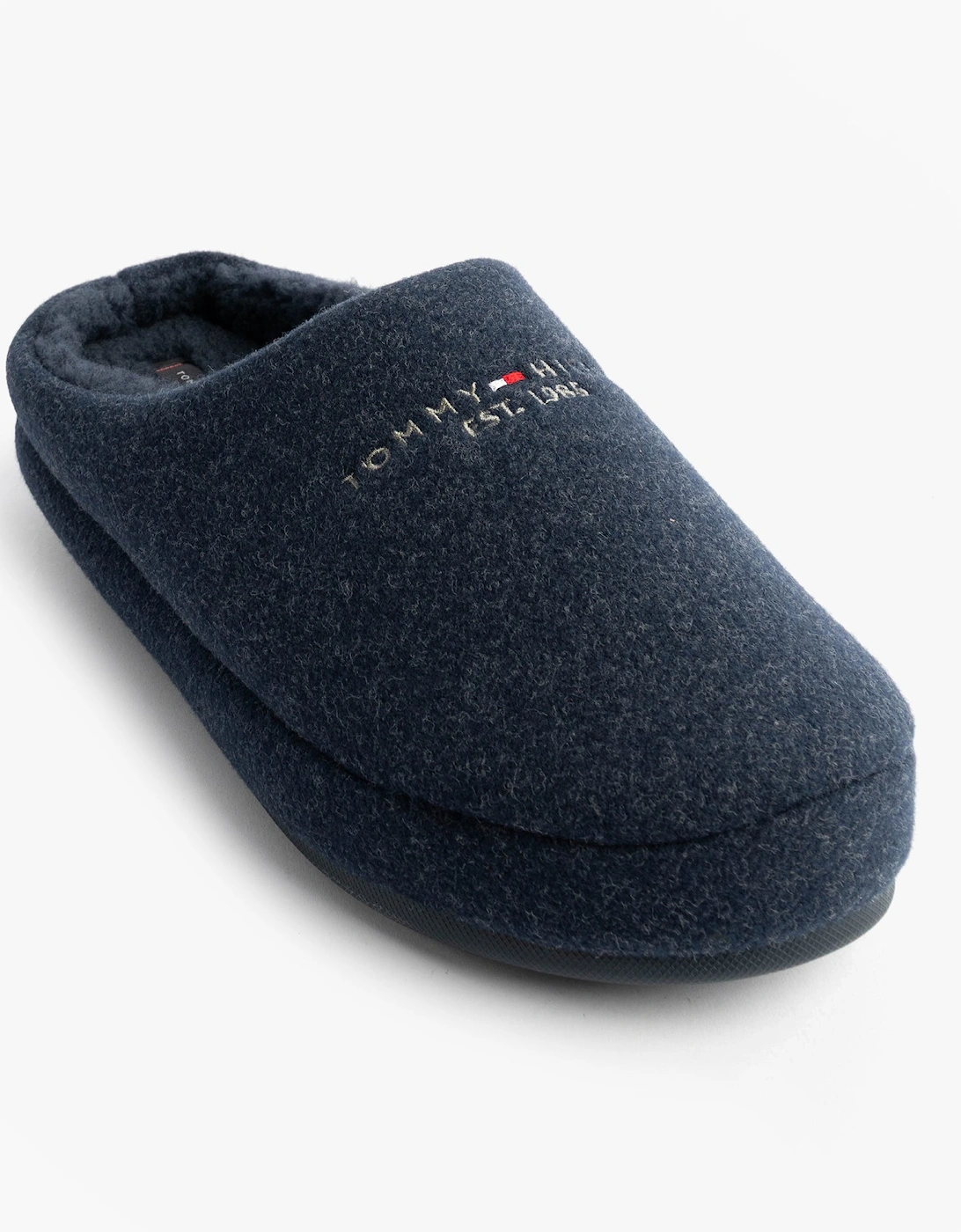 HILFIGER FELT HOUSE Mens House Slippers Desert Sky