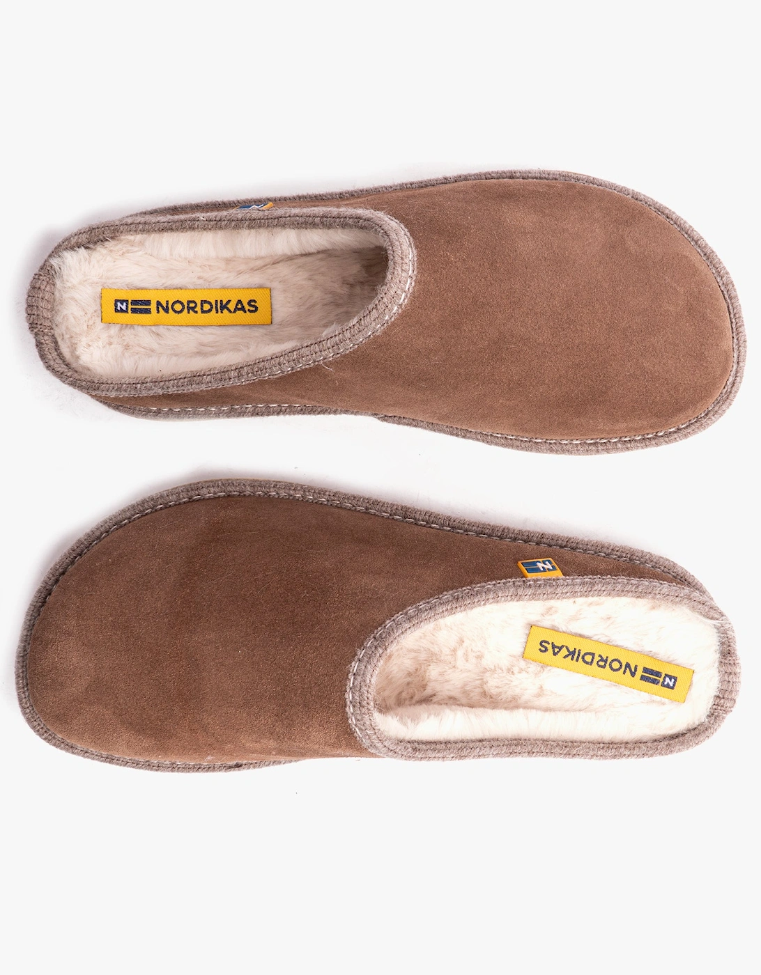 AFELPADO PIEDRA Womens Mule Slippers Brown