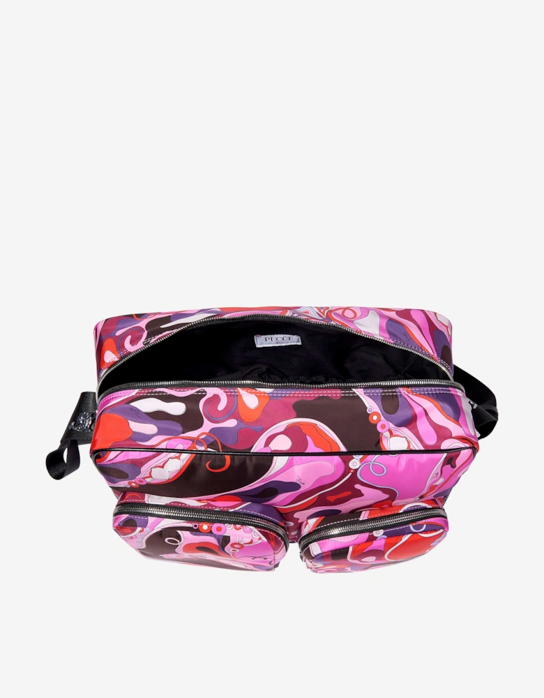 Baby Girls Orchidee Print Changing Bag in Pink (39cm)