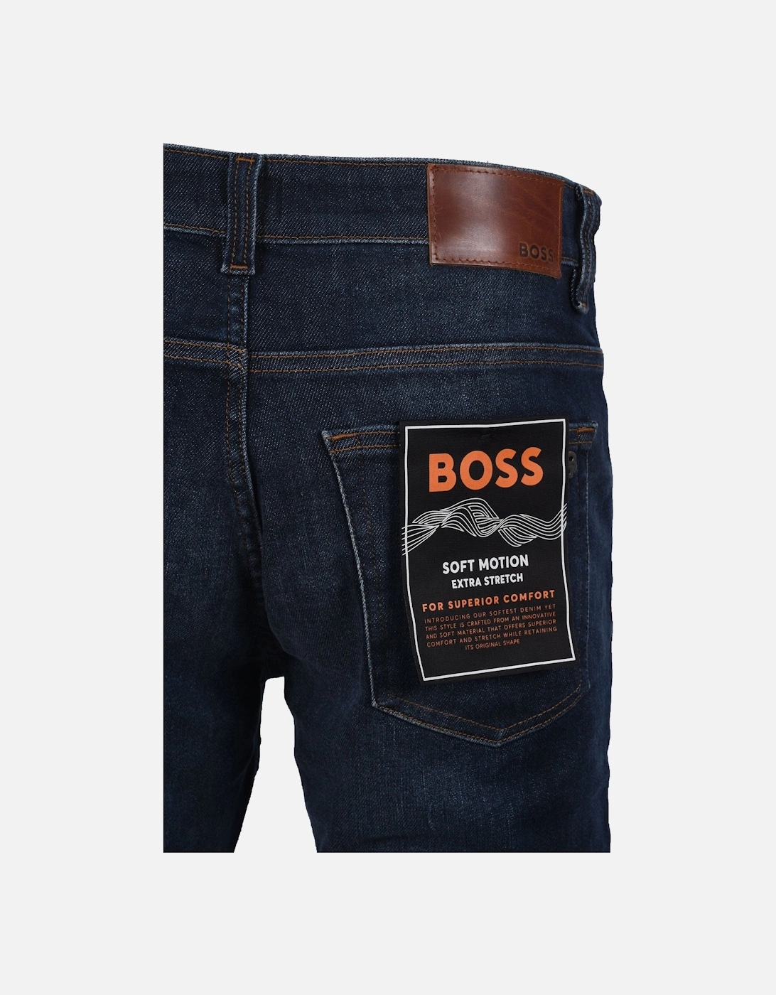 Men's Boss Orange Delaware BO Jeans Dark Blue - Navy - Size: 32/32