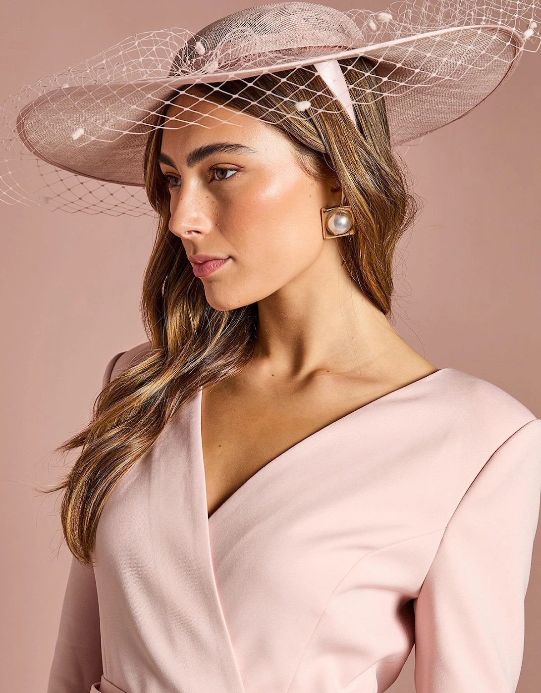 Wide Brim Mesh Hat, 2 of 1