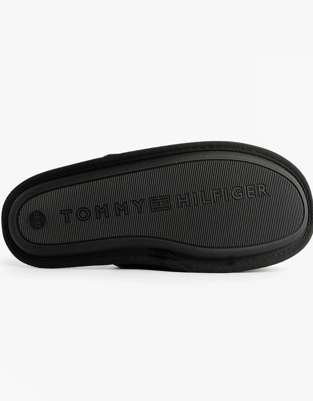 TH FAUX FUR HOUSE SH Womens Slippers Black