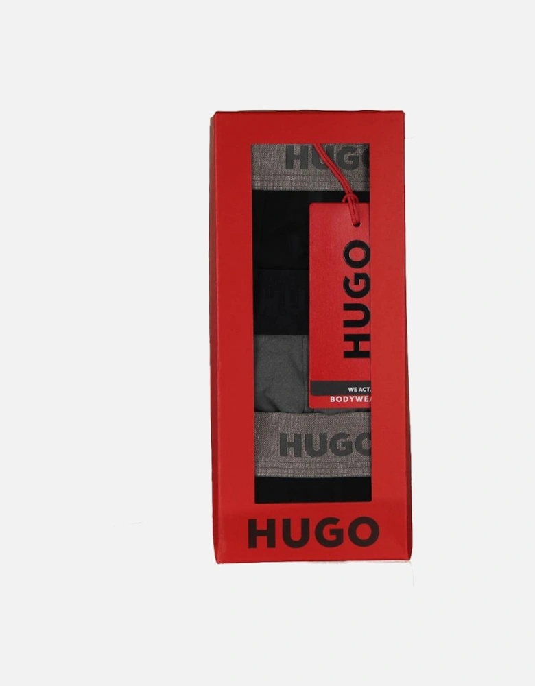 HUGO 3-Pack Boxer Briefs Gift Pack, Black