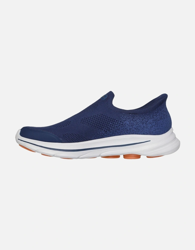8 Pelayo Textile Men's Navy/Orange Trainers