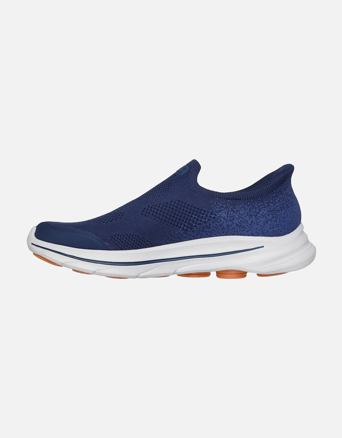 8 Pelayo Textile Men's Navy/Orange Trainers
