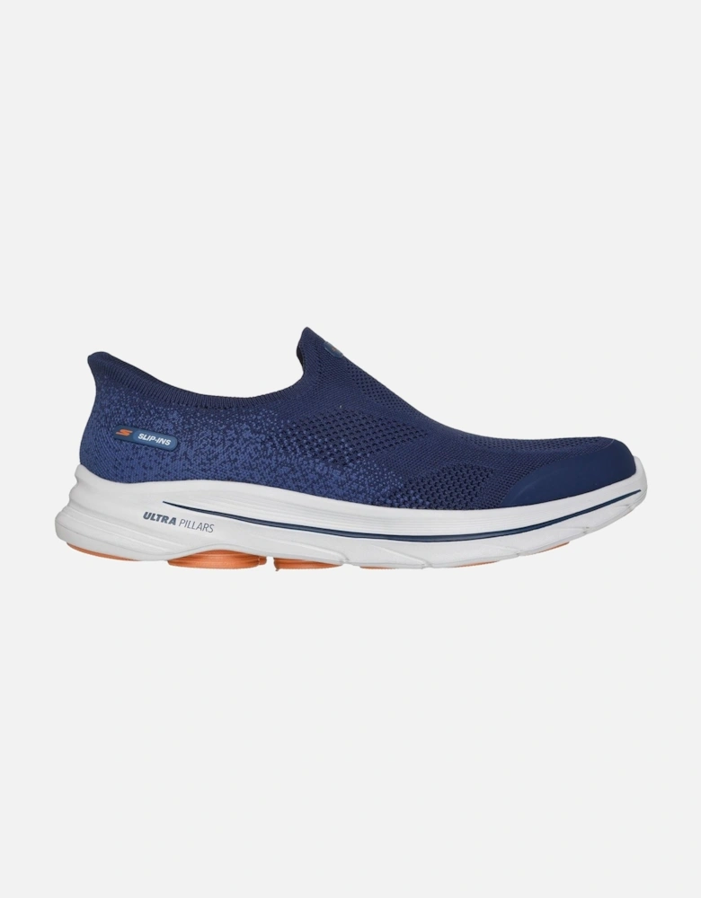 8 Pelayo Textile Men's Navy/Orange Trainers