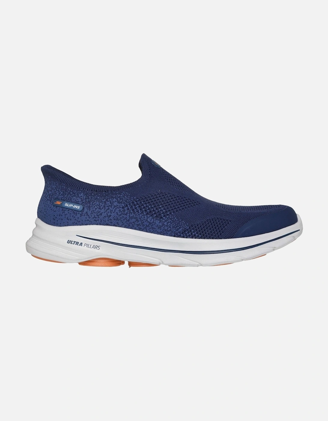 8 Pelayo Textile Men's Navy/Orange Trainers
