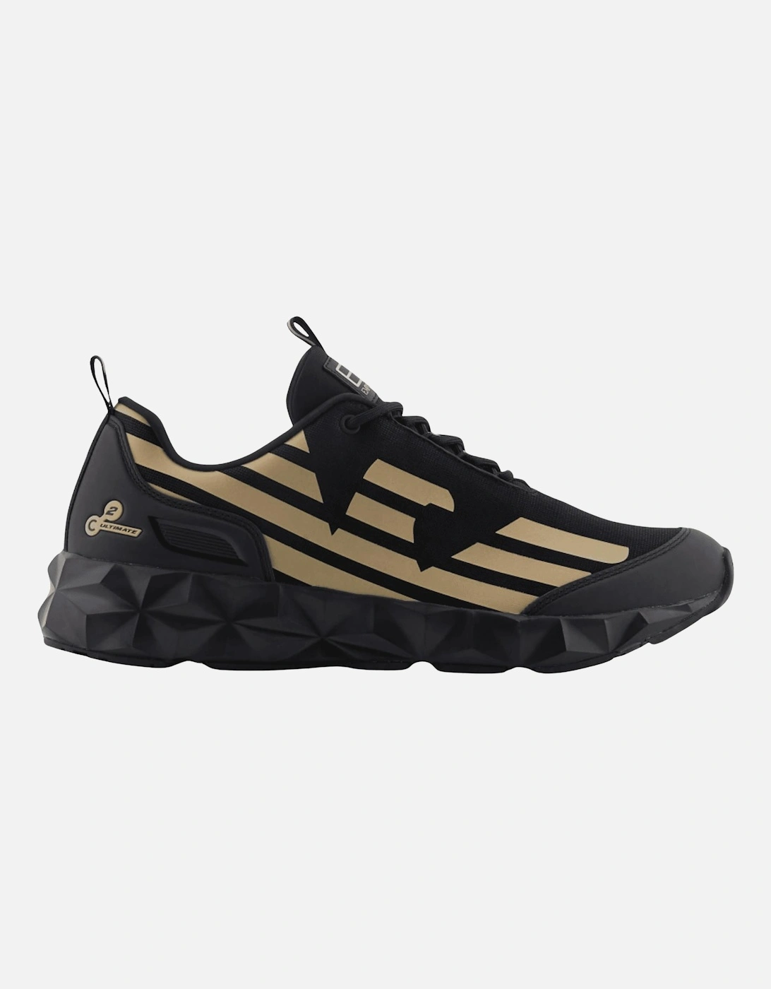 Ultimate C2 Kombat Black/Gold Sneakers, 4 of 3