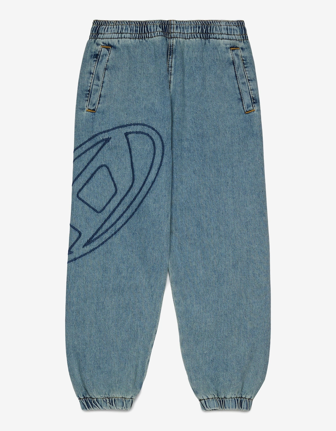 Boys Marbled Denim Jeans in Blue, 5 of 4