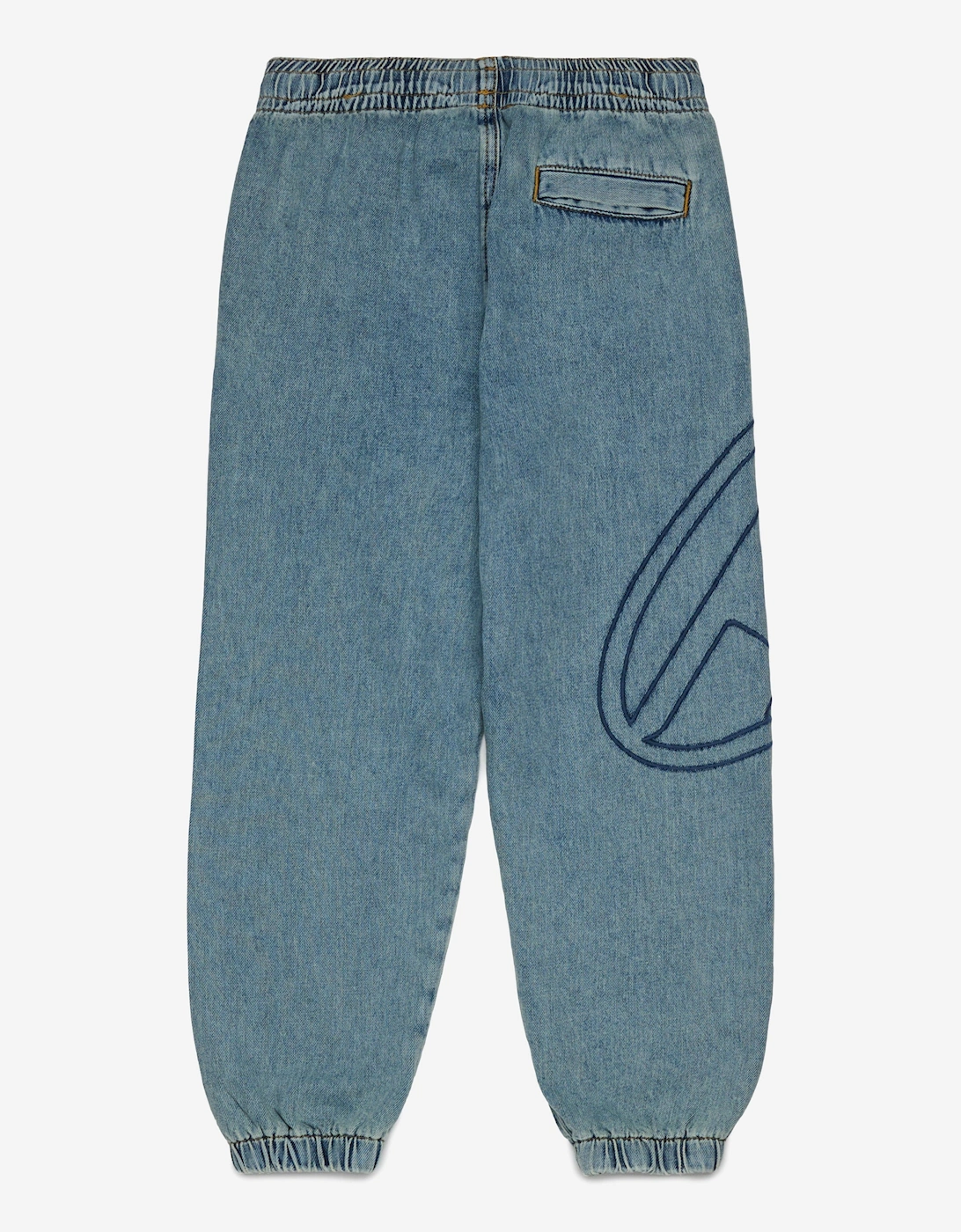 Boys Marbled Denim Jeans in Blue