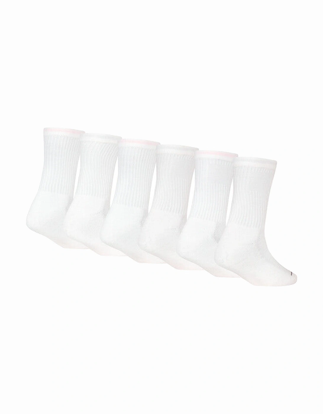 JORDAN LEGEND CREW WHITE SOCKS 6PK BJ0343