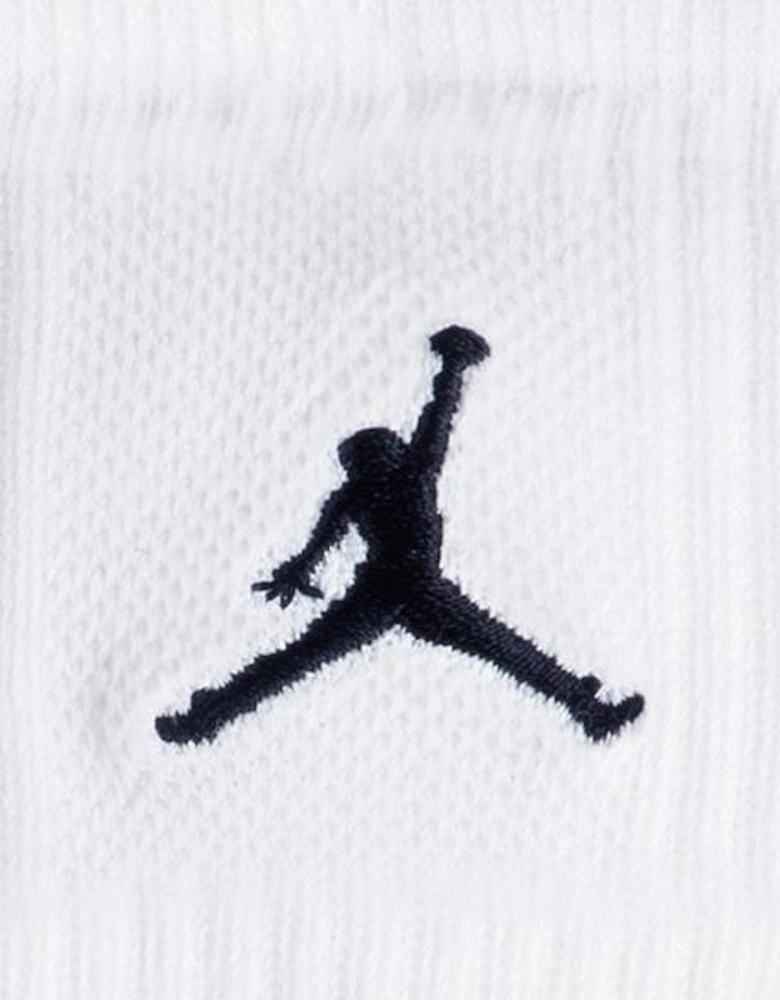 JORDAN LEGEND CREW WHITE SOCKS 6PK BJ0343
